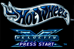 Hot Wheels - Velocity X Title Screen